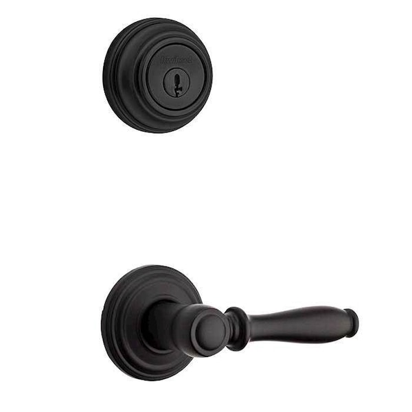 Kwikset Ashfield Lever Interior Double Cylinder Handleset Trim 967ADL-514 - main